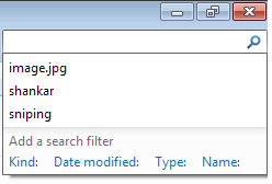 Clear Windows 7 Explorer Search History